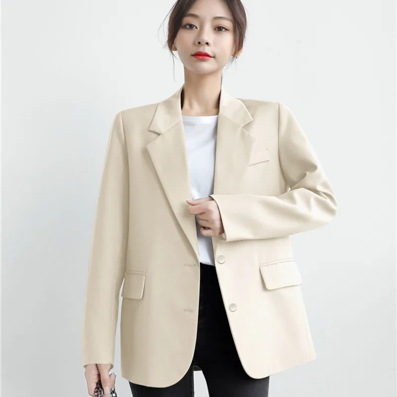 New Spring and Autumn Women\'s British Style Casual Versatile Suit Coat