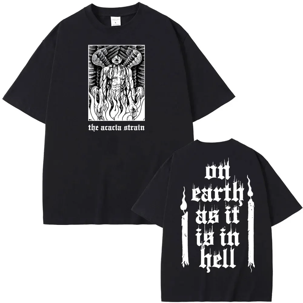

The Acacia Strain Summer NewT Shirt Short Sleeve Singer's same styleTee-shirt Graphic Printing O-neckTshirt Unisex Retro Clothes