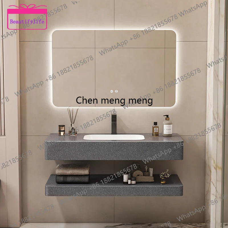 YL Simple Toilet Bathroom Cabinets Vintage Vanity Light Mirror Bathroom Cabinets Storage Shower Articulos Para El Hogar Furnit