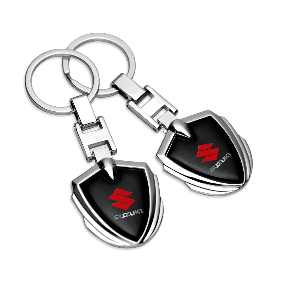 Llavero universal de metal con insignia para coche, accesorios de decoración para llaves para Suzuki Swift, Samurai, Baleno, Vitara, Jimny, Sierra, Ignis, AX100