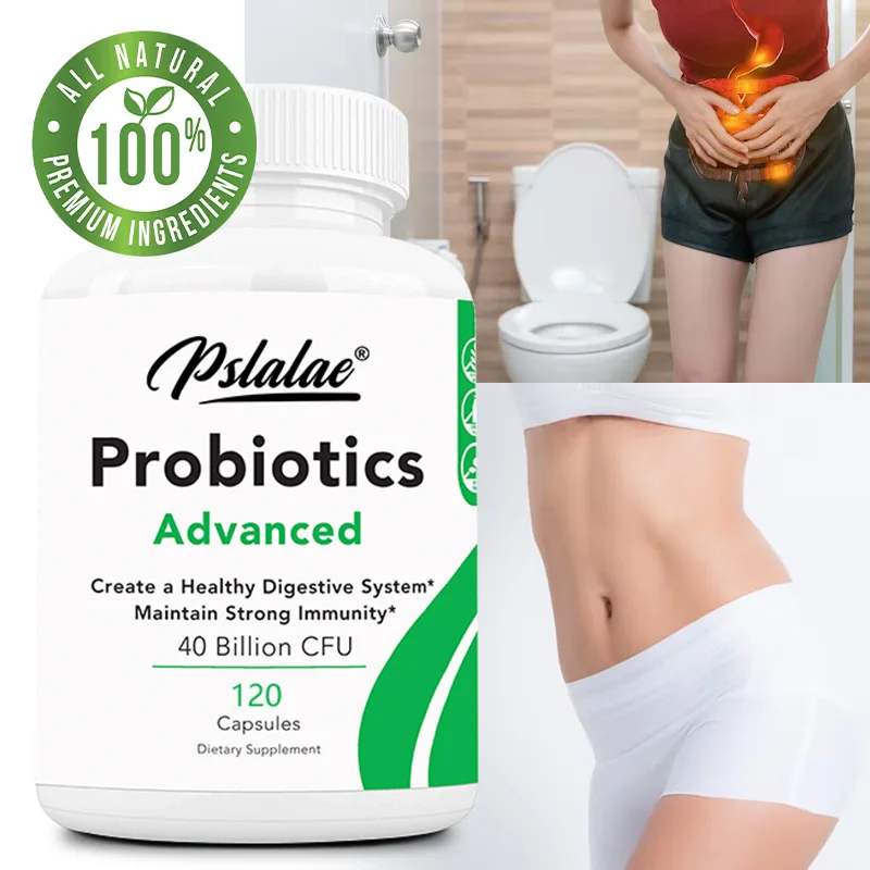 Advanced Probiotics Capsules - Supports Digestion and Gut Health, Relieves Bloating