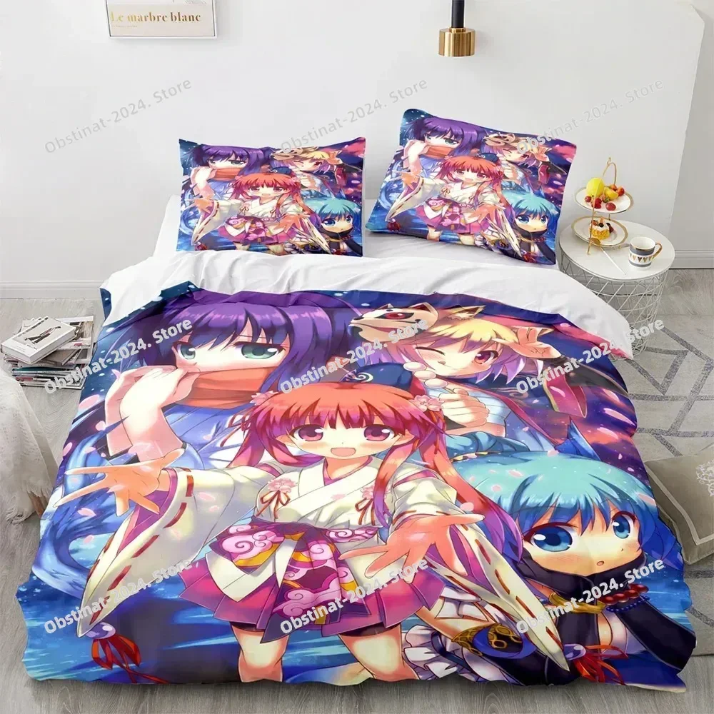 

3D Kawaii Girl Bedding Set Printed With Pillowcase Bed Duvet Cover Soft Single Double Queen Super King Size Sexy Girl Adult Kids