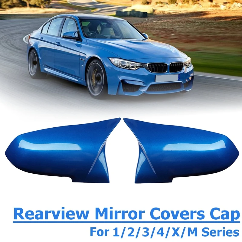 

Car Rearview Mirror Cover Side Mirror Cap Replacement For-BMW F20 F22 F23 F30 F31 F32 F33 F36 F87 M2 X1 E84