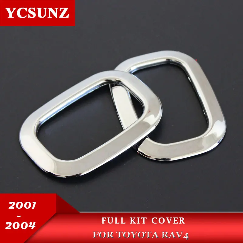 

2001-2004 Chrome Light Protection Side Lamp Rim Trim For Toyota Rav4 2001 2002 2003 2004 Car Accessories Ycsunz