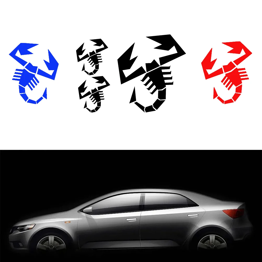 Car Stickers Customizable Waterproof Easy Install No Residue Scorpion Shape Vinyl for Car Window Bumper