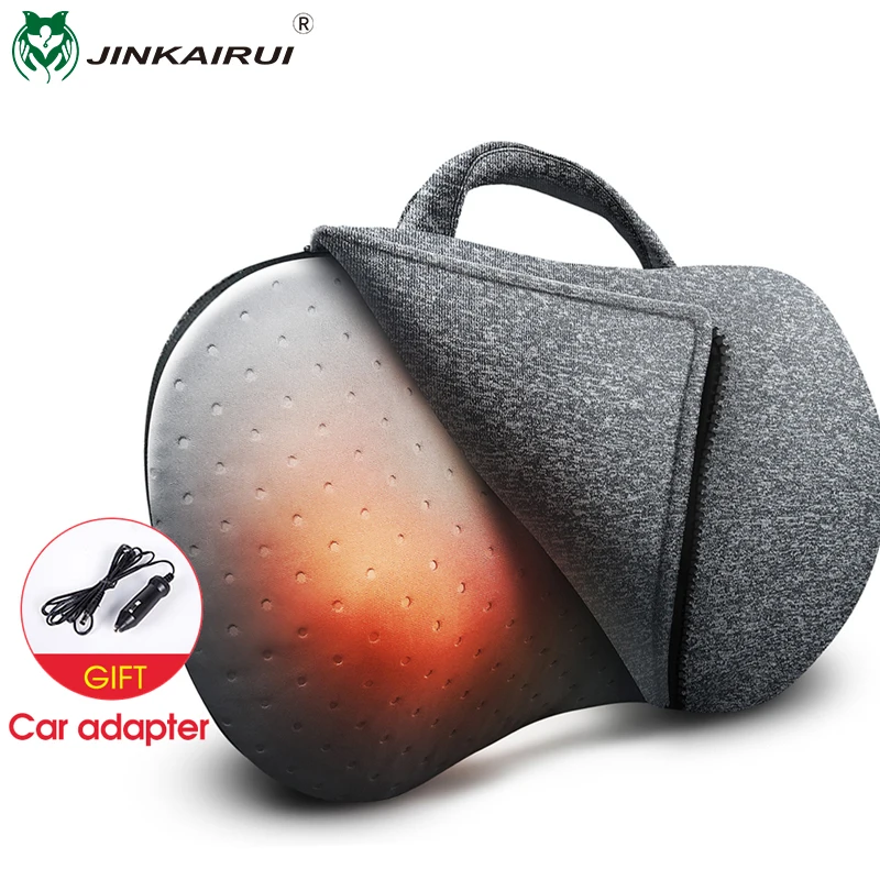 

Jinkairui Electric Massager Neck Cervical Pillow Shoulder Back Waist Leg Massage Machine with Heat for Full Body Massaging