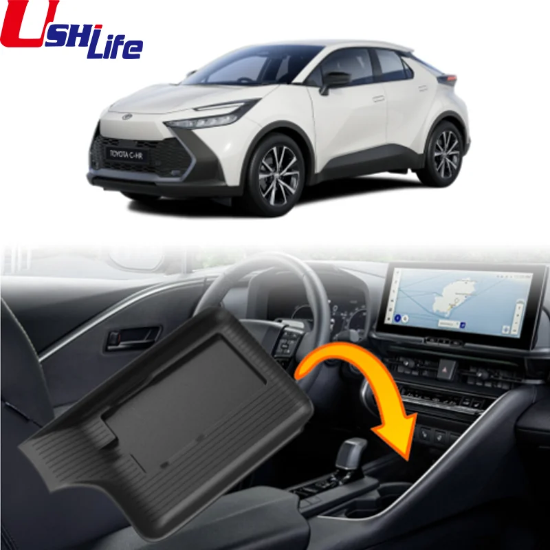 

for Toyota C-HR CHR C HR 2024 Car Wireless Charging Silicone Central Control Charger Protector Cover Non-Slip Mat Accessories