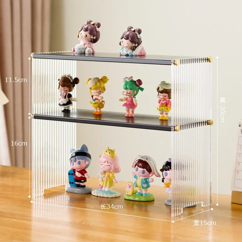 

Firm Blind box display stand Figure display case POP MART Lego doll building block storage desktop acrylic storage box