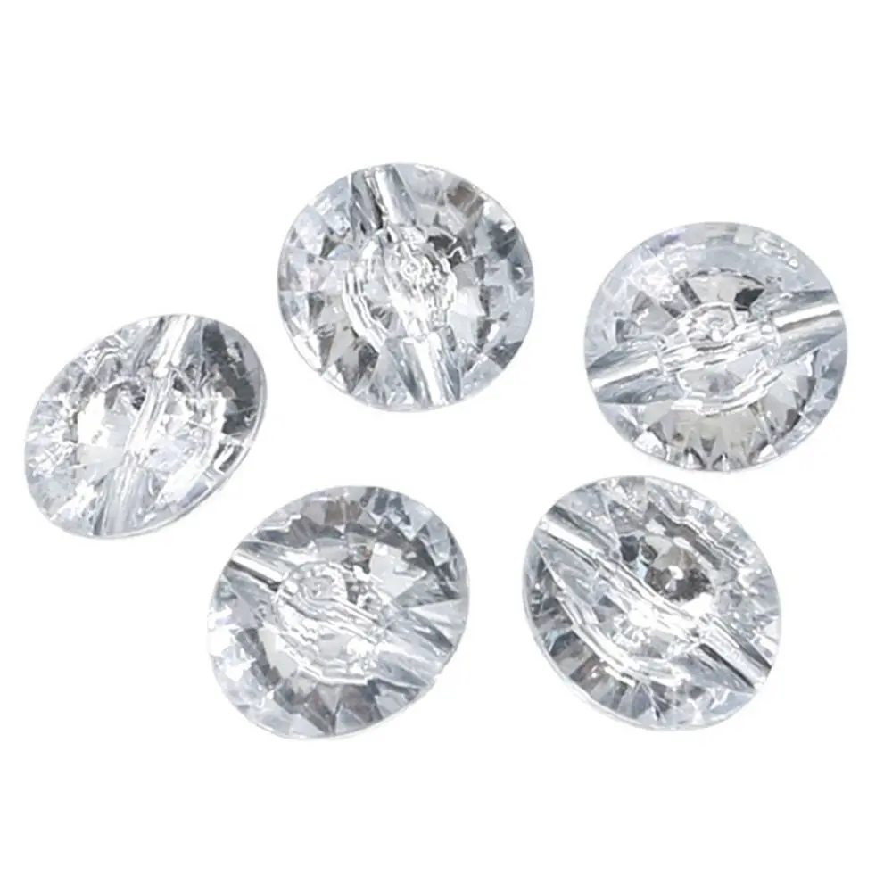 50Pcs Acrylic Rhinestone Buttons DIY Clothing Sewing Button Crystal Buttons For Clothing Sofa Craft Sewing Accessories