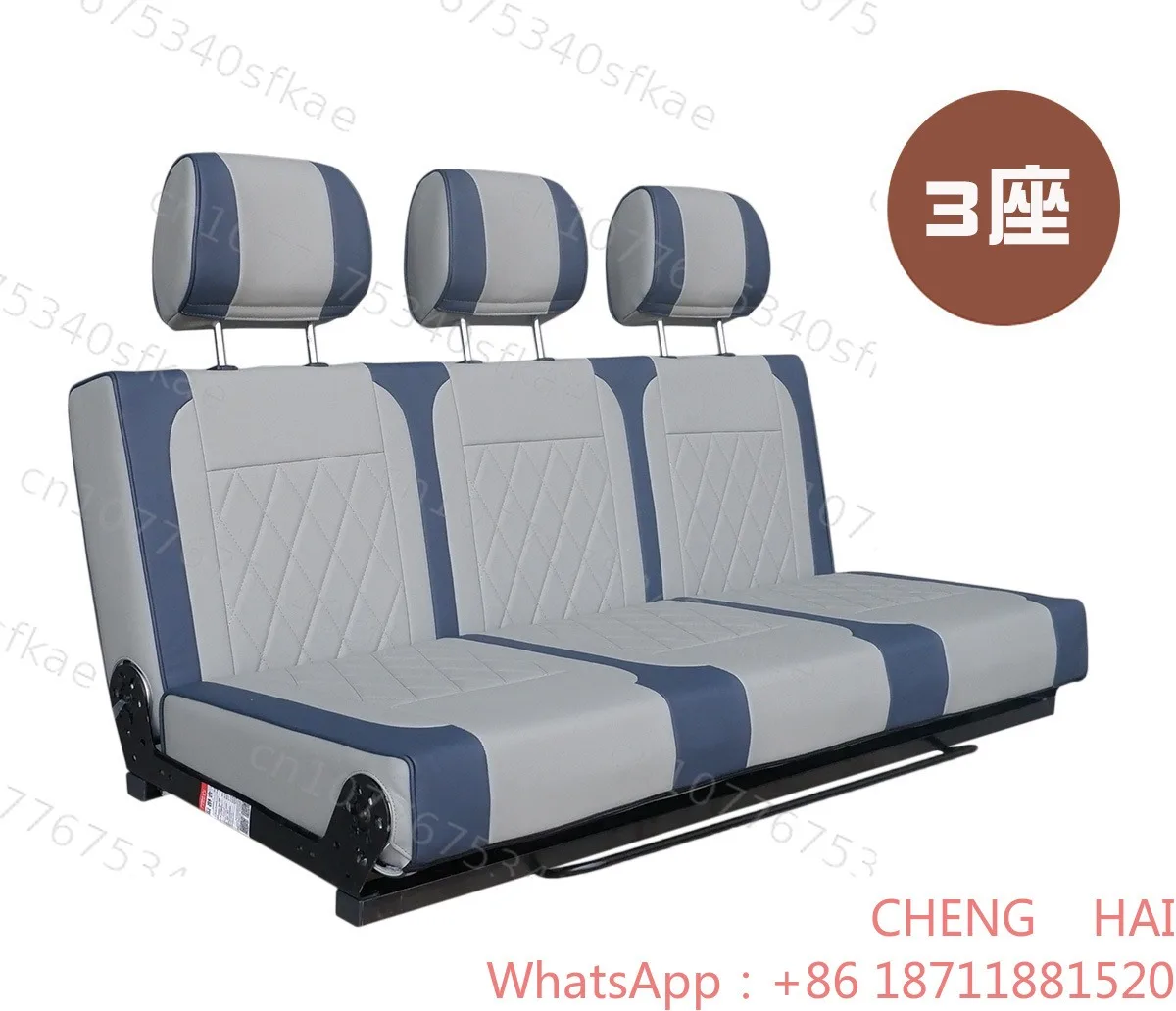 Customized Autoliuma Custom Leather Waterproof Folding Campervan Double People Seat RV Rock and Roll Bed Car Seats Camper Van In