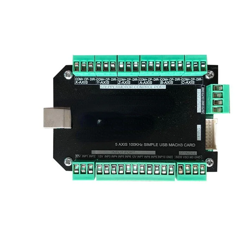 New Economical USB Mach3 Interface Board, 6-Axis Motion Control Panel NVUM-SP