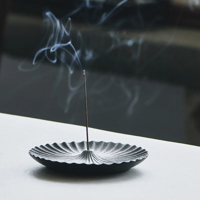 Japanese-style Ceramic Incense Holder For Mount Fuji, Coarse Pottery Incense Stick Stand, Home Decor