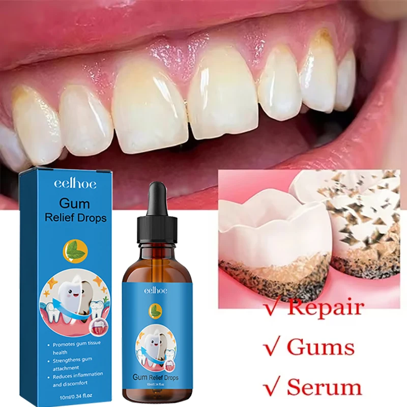 24 Relieve Tooth Damage Drops Rapid Repair Gums Serum Effectively Relieve Tooth Allergy Dental Caries Tooth Cleaning Toothpaste