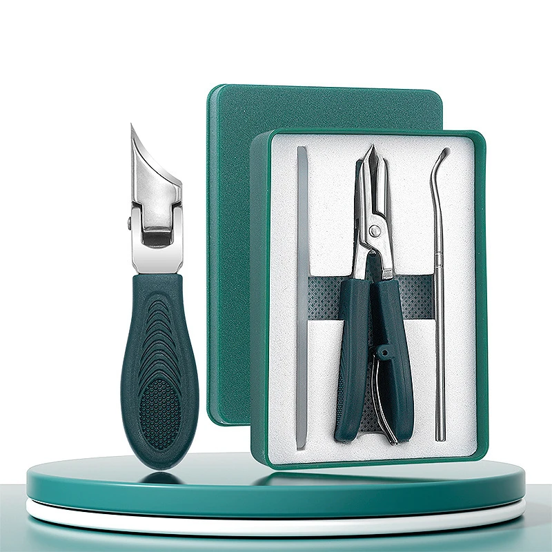 Large Opening Pointed Fine Beveled Mouth Nail Clippers High-Grade Anti-Splash Nail Clippers Eagle Beak  Thick Toenail