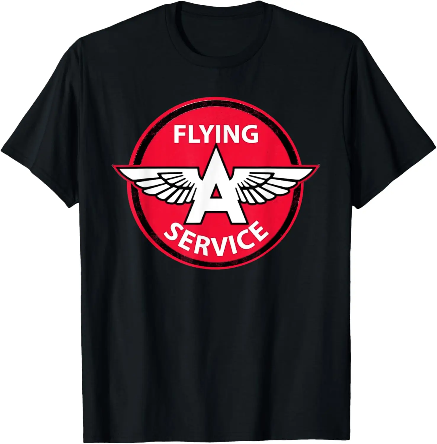 Retro Vintage Gas Station Flying A Service Motor Oil Car T-Shirt