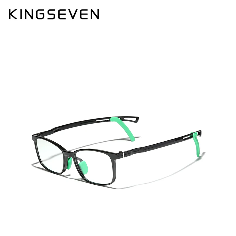 KINGSEVEN-어린이 안티 블루레이 빛 차단 안경 UV400 광학 안경 프레임, 컴퓨터 방사선 보호 렌즈 