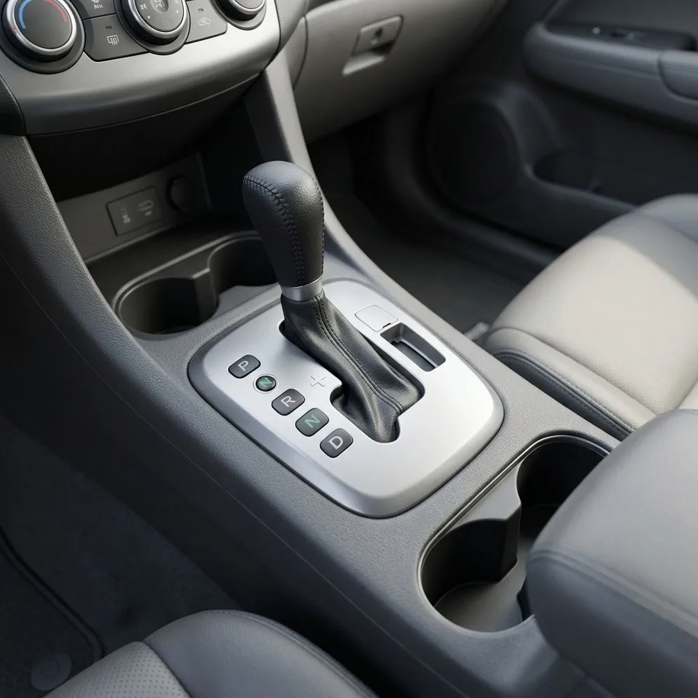 1Pcs Silver ABS Cover Shift Indicator For Chevrolet Captiva 2008-2010 Gear Knob Replacement Part 20934858