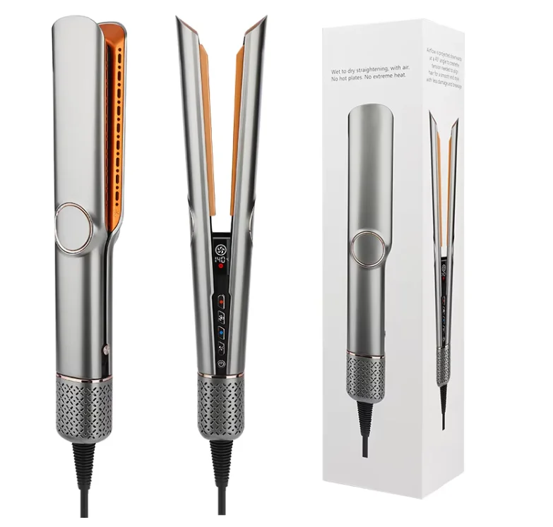 

HT01 High Speed Hot air Blow Dryer Hair Straightener Air Styler Hot air Flat Iron Straightener with Blow Dryer