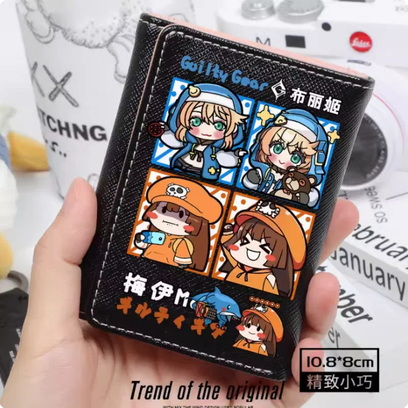 Anime Guilty Gear Strive  Fashion Wallet PU Purse Card Holder Hasp Money Bag Cosplay Gift B760