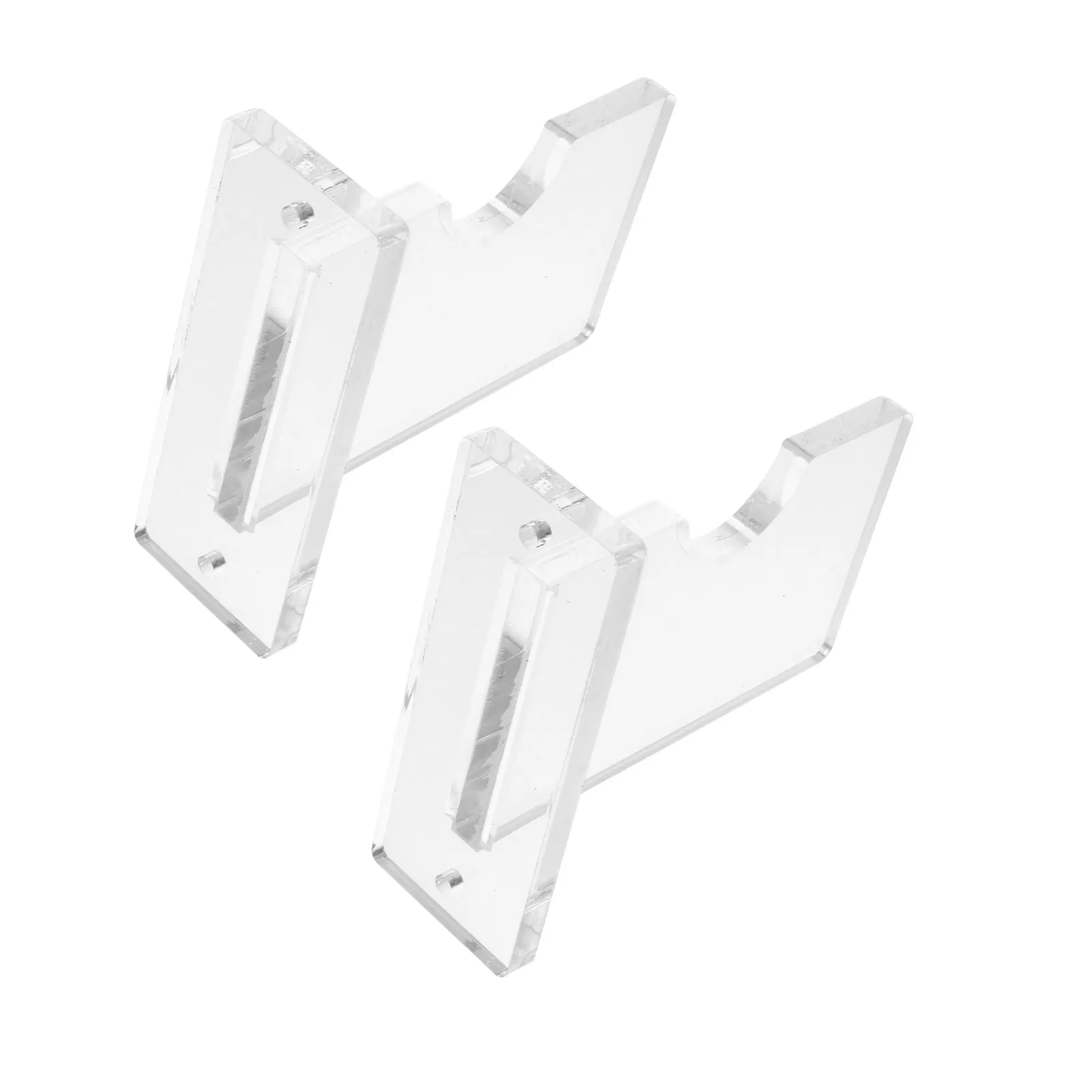 1Set Baseball Bat Holder Acrylic Storage Load Bearing Wall Mounted Baseball Softball Bat Rack Acrylic Storage Rack