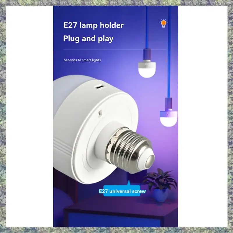 WON Dimmable RGB 3-Color E27 Bulb USB Charging Remote Control Timing Removable Magnetic Bedside Table Lamp LED Reading Night Lig