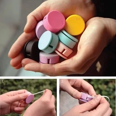 

A Ausuky Cute Earphone Wire Cord Cable Winder Organizer Holder for Tablet MP3 MP4 PC Electric Cable Winding Thread Tool -30