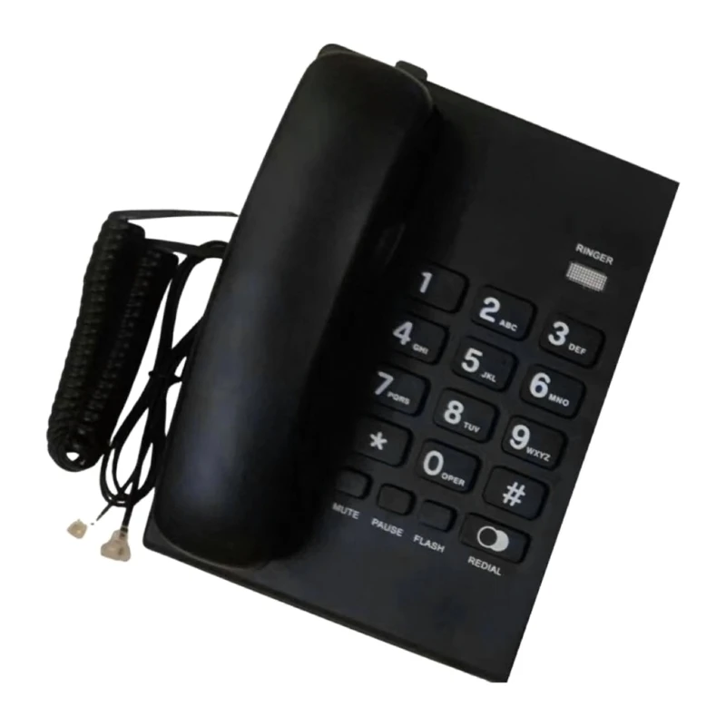 Corded Phones Landline Home Phone Landline Phones Big Button Landline Telephone for Office Hotel Home Bathroom