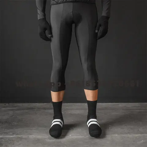 Twin Six Men's Cycling 3/4 Pants MTB Sports Bike TrousersTights SportsWear Breathable 9D Gel Pad Cycling Shorts Maillot Ciclismo