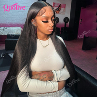30 40 Inch Bone Straight Human Hair Wigs For Black Woman 13x6 Hd Lace Frontal Wig Wet And Wavy 13x4 Lace Front Human Hair Wig