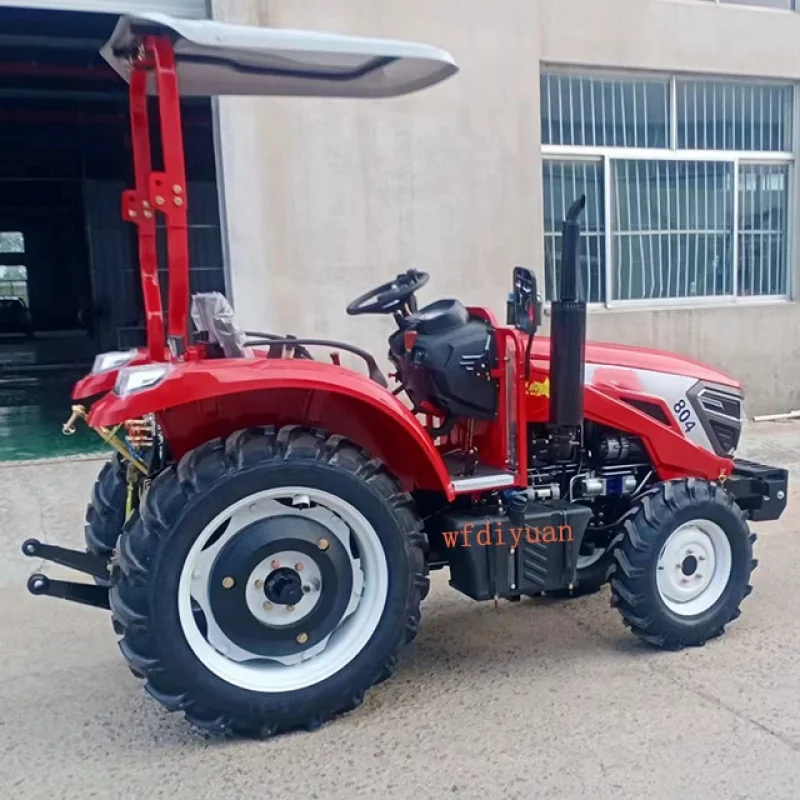 Multifunction agricultural 4wd farmer tractors compact agriculture tractor small farm agricultural 4x4 mini farming tractors