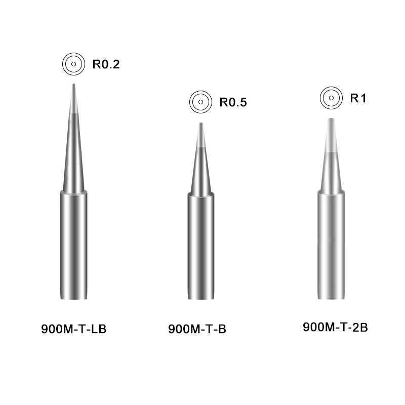 Bakon-a ponta de solda do ferro, cabeça de soldadura, sem chumbo, soldador da lata derruba, K, SK, B, 2B, LB, 0.8C, 2C, 3C, 4C, 5C, 1.2D, 1.6D,