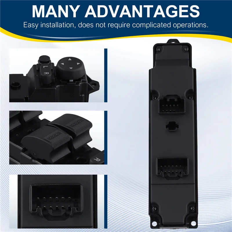 

Надежный автомобильный переключатель управления стеклоподъемником GS1D-66350-B, подходит для Mazda 6 GH 2007, автоаксессуар с левым рулем