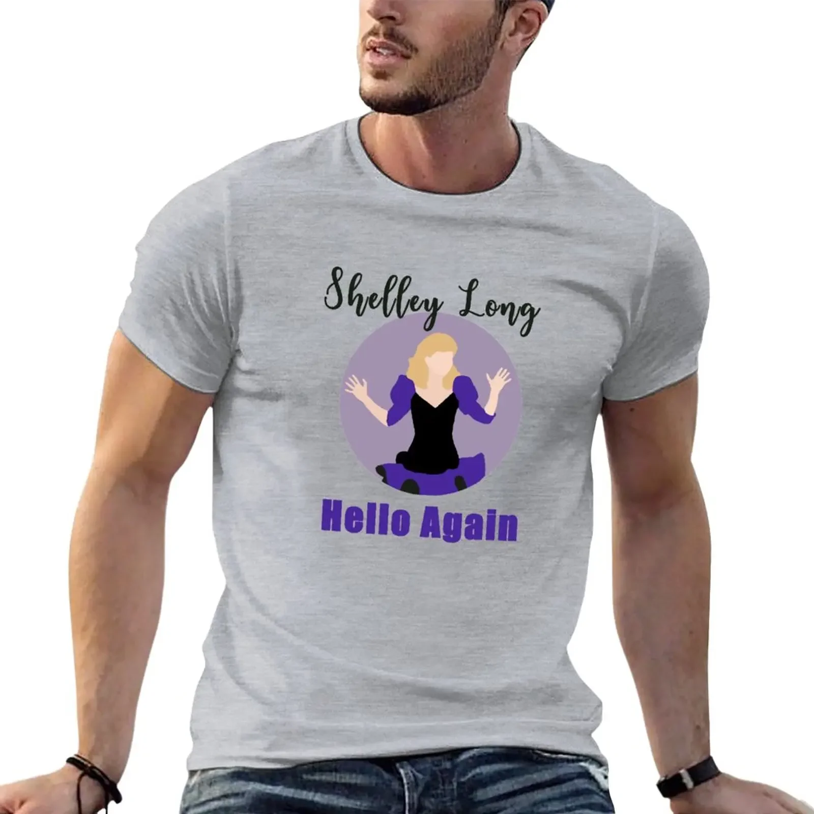 shelley long / hello again T-Shirt animal prinfor boys for a boy tees mens vintage t shirts