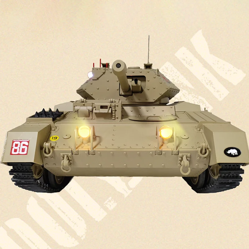 1:16 Scale British Crusader Remote Control Tank Toy Full-Proportion Military Model by Kube Guest Toy Manufacturer