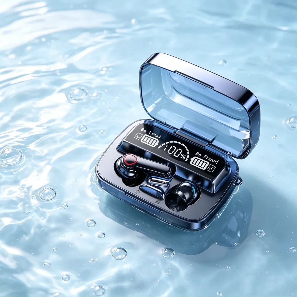 Wireless Earbuds Wireless Headphones Secure-fit Bluetooth Earphones Include Multiple Silicone Tip Sizes for Personalized Comfort