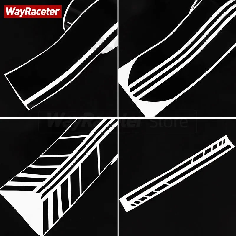 Edition 1 Door Side Stripe Sticker Hood Roof Trunk Rearview Mirror Decal For Mercedes Benz W177 A35 A Class A45 S AMG Hatchback