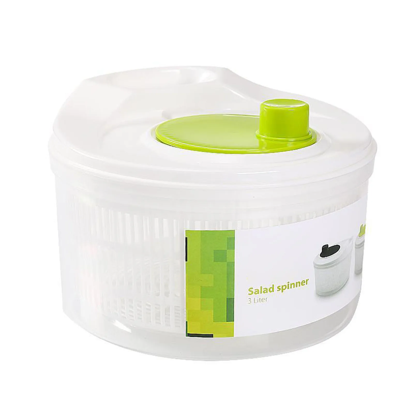 Lettuce Greens Washer Dryer BPA Free Clips & Locking Lettuce Vegetables Washer for Herbs Lettuce Arugula Spinach