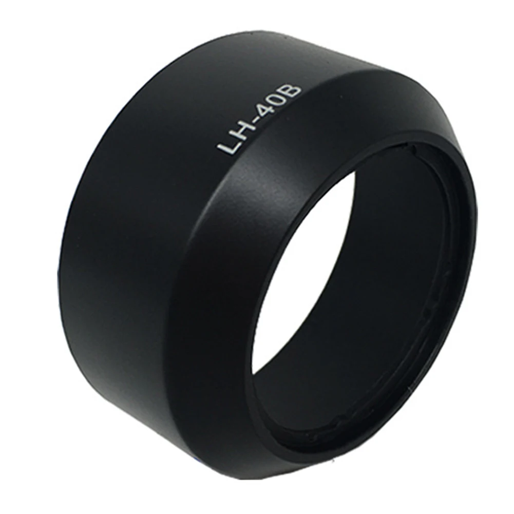LH40B Professional Lens Hood Camera Accessories Durable Practical 45mm Easy Install Solid Protective For Olympus M.ZUIKO DIGITAL