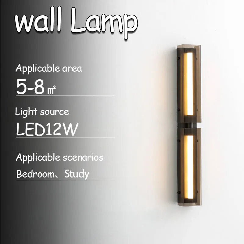 

Minimalist artistic industrial-style strip light for exhibition halls, hotels, bedside, corridors, living room feature walls