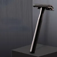 Adjustable Safety Razor Double Edge Stainless Steel Classic Mens Shaving Mild to Aggressive Hair Removal Shaver Razor Shave Man
