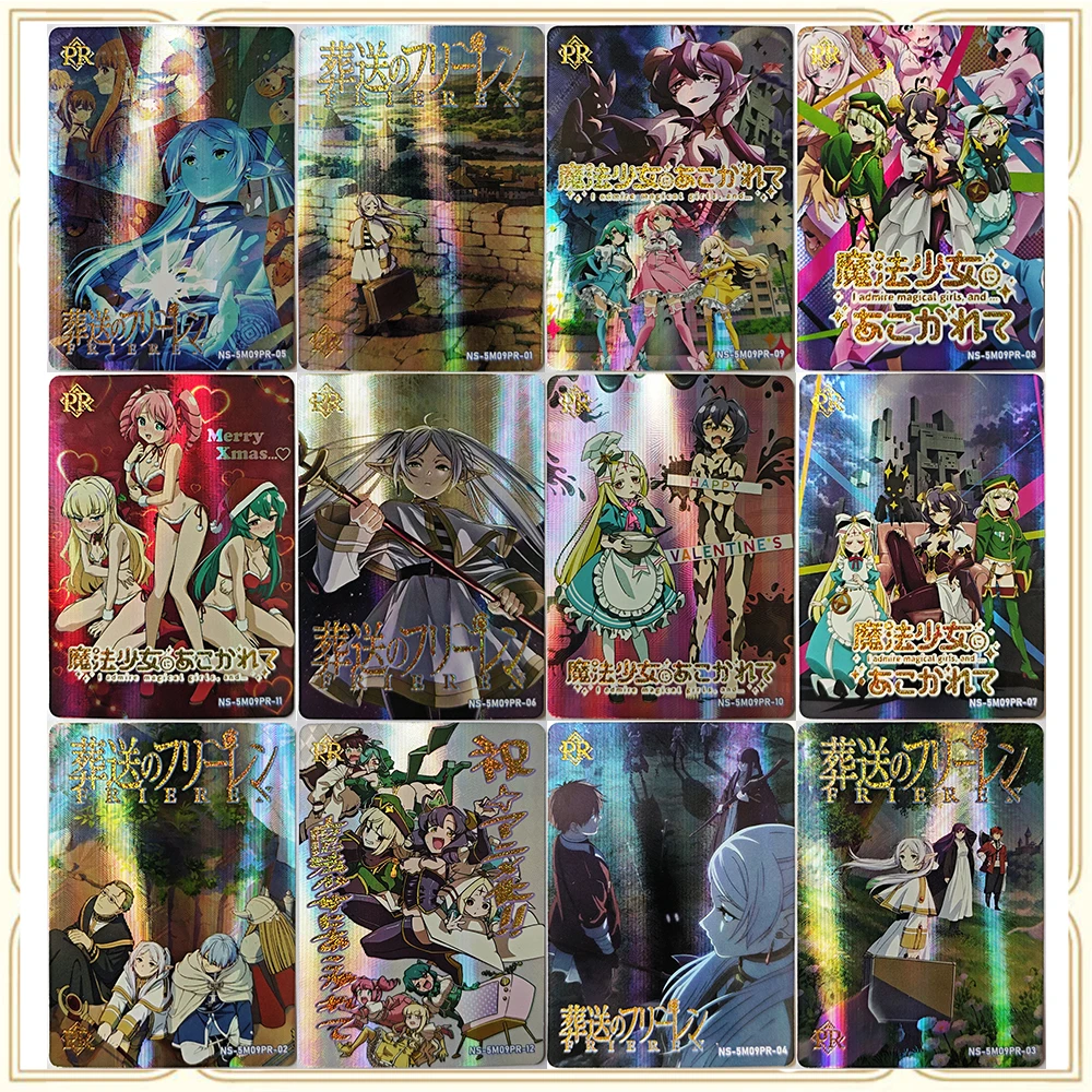 Anime Goddess Story 5M9 ACG PR Himmel Frieren Magic Girl Flamme Boy Game Toys Collectible Card Christmas Birthday Present