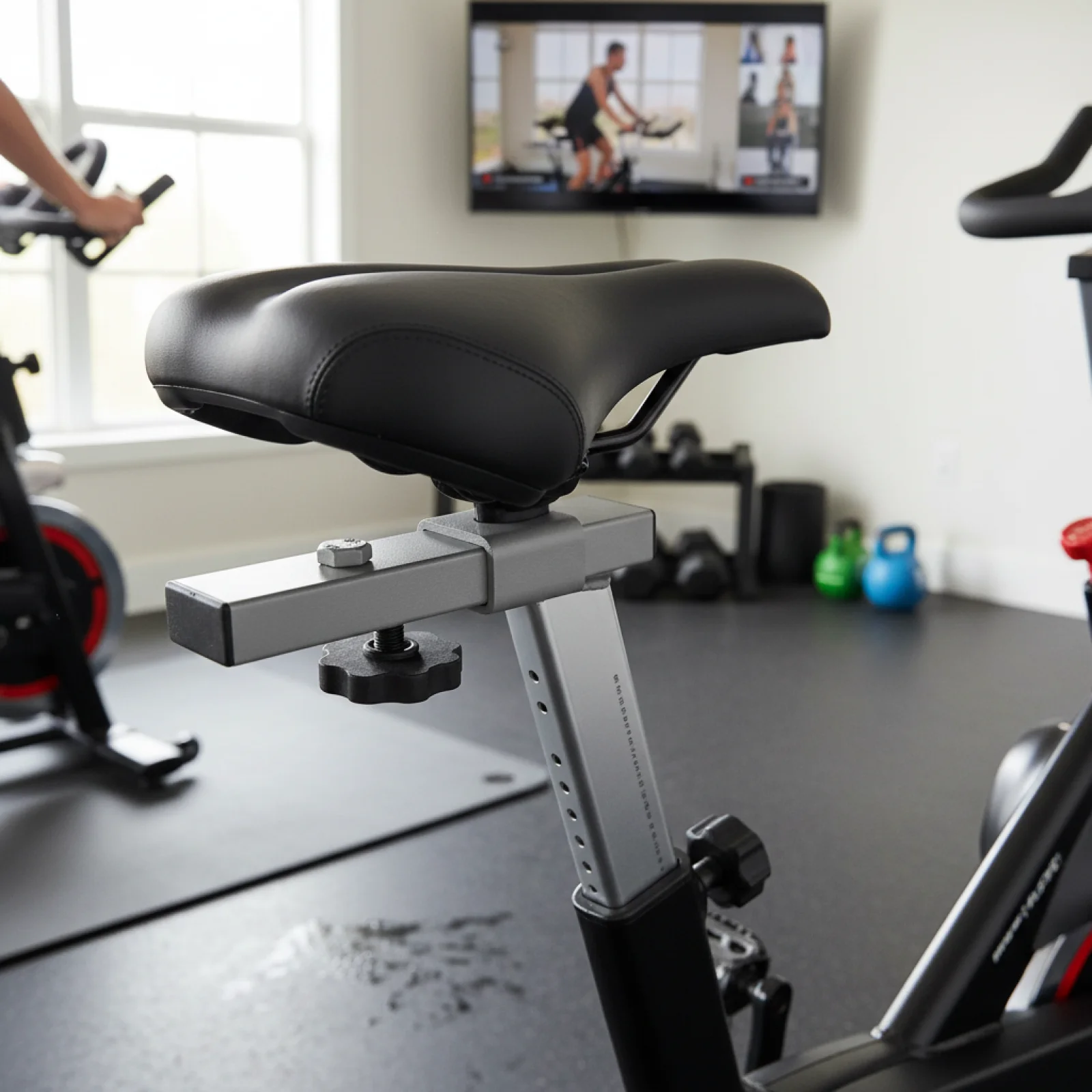 Spin Bike Seat Slider Block Accurate Fittings Accessories Direct Replace Easy to Install Equipment High Performance Steel Iron