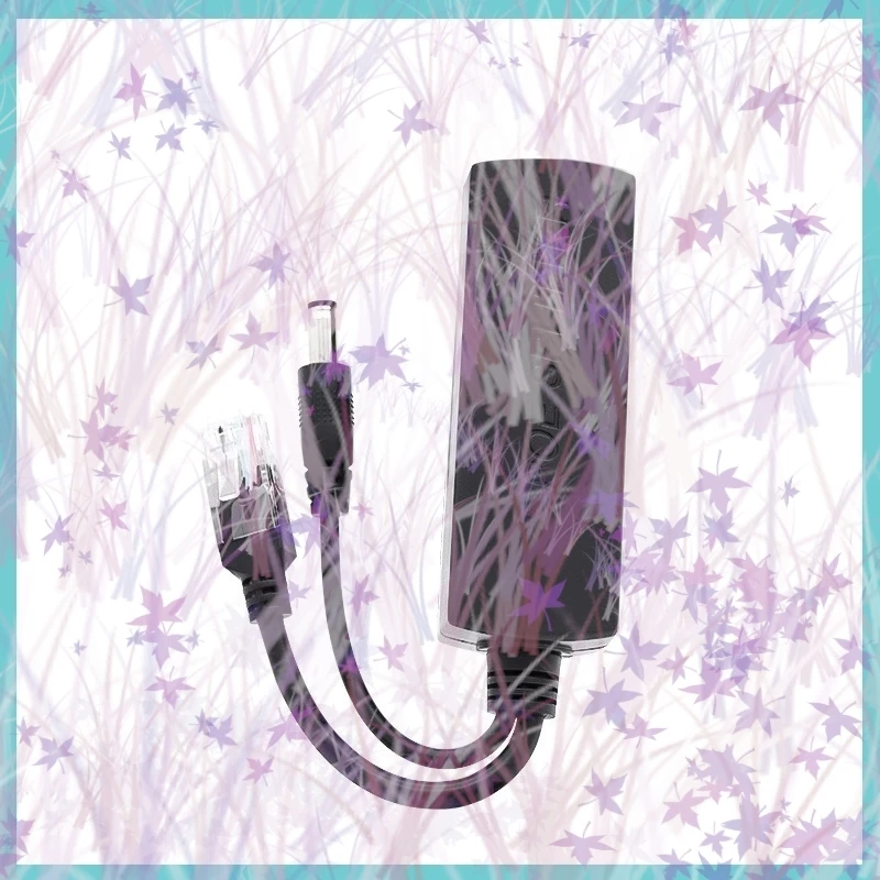 

1/2/5PCS NEW 48V to12V POE Splitter Connector Poe Power Adapter injector Switch for IP Camera Wifi Cable Wall US/EU Plug C4