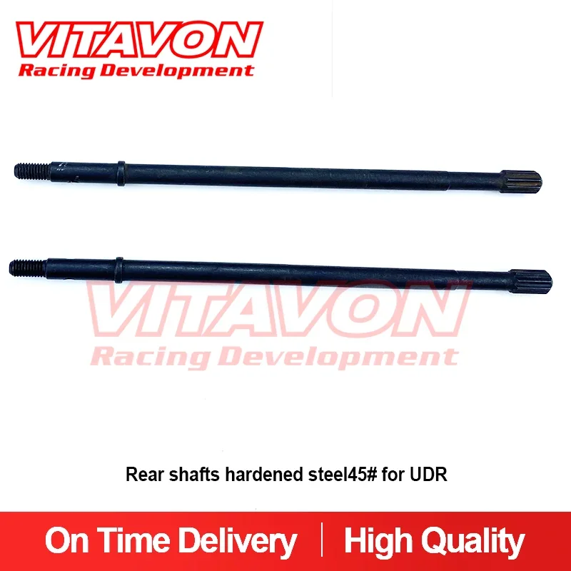 VITAVON Rear shafts hardened steel45# for UDR Unlimited Desert Racer 1:7
