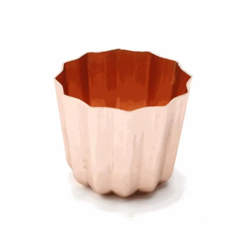 Molde antiadherente de aluminio para canelés, mousse, muffins y pudín, para repostería casera, molde creativo para hornear canelés, molde para pastel francés Reve, 1/2/4 piezas