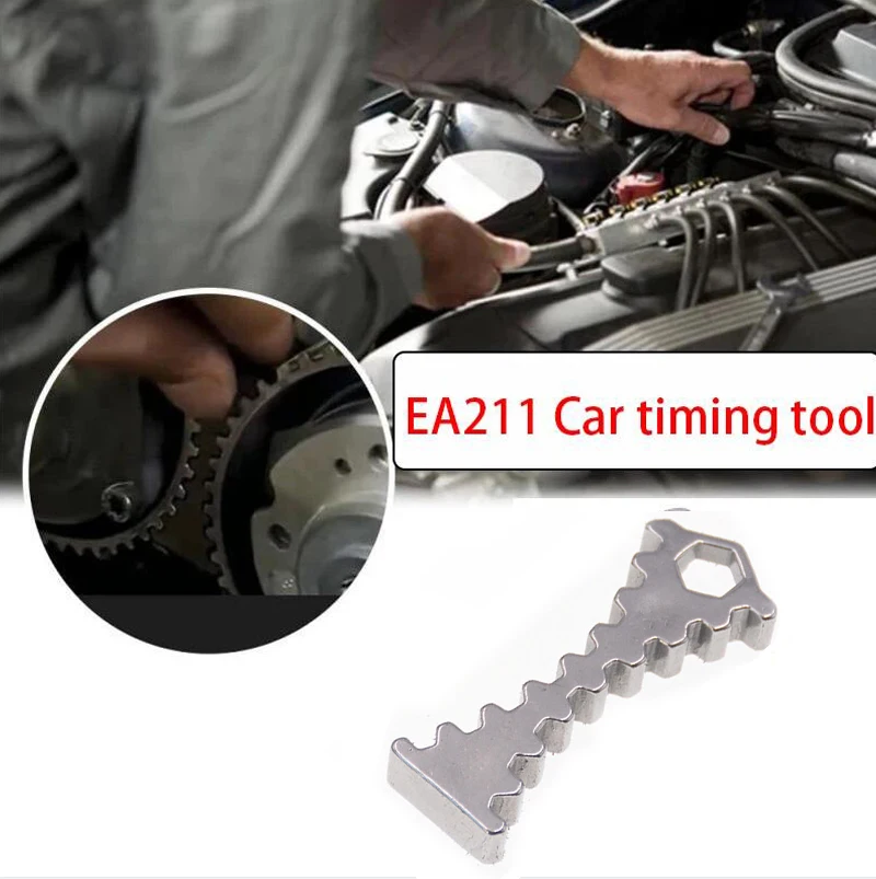 EA211 Car Timing Tool Alloy Steel Handheld Timing Kit Pulley Tightening Tool Suitable for Volkswagen Audi Skoda 1.4T/1.4/1.5/1.6