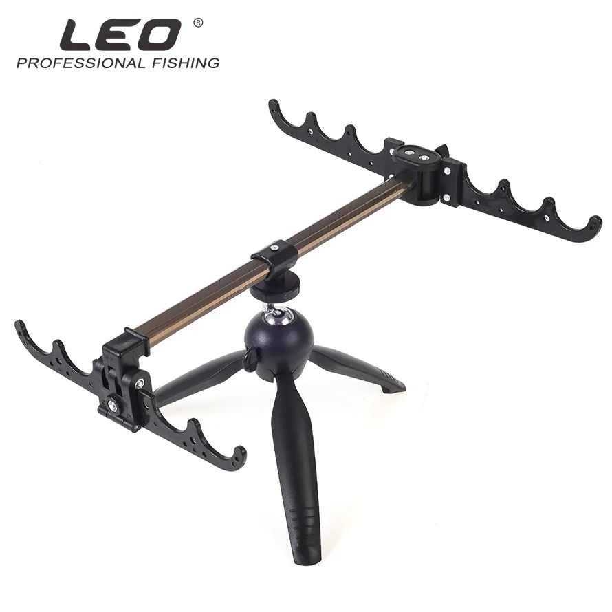 Stainless Steel Fish Rod Holder Support Winter Ice Fishing Pole Triangle Fort Bracket Camera Tripod Stand Angling Tools