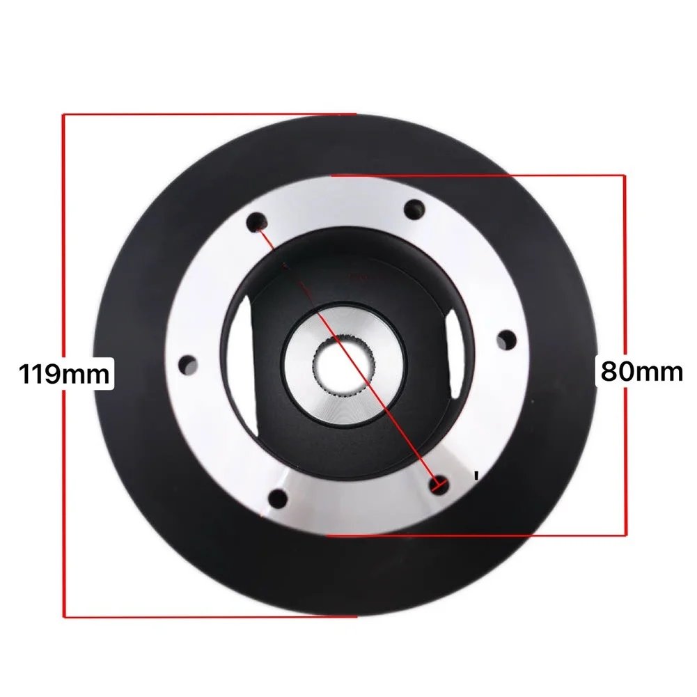 

Основание рулевого колеса из алюминиевого сплава для гоночных модификаций, диаметр 108 мм, легкая конструкция из алюминиевого сплава