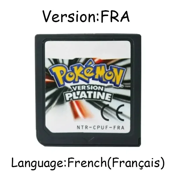 Pokemon Series DS Game Cartridge Video Game Console Card HeartGold SoulSilver Diamond Platinum Pearl Meertalig voor NDS 3DS