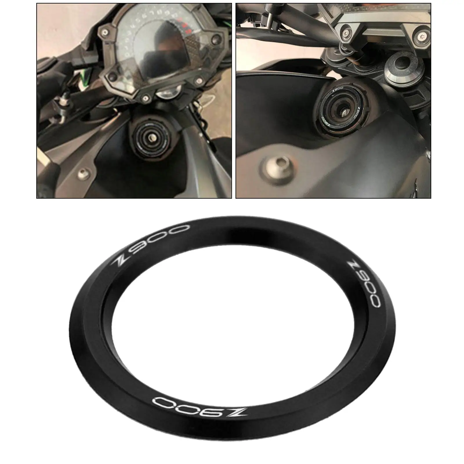 

Aluminum Ignition Key Hole Cover Switch Cover for Kawasaki Z900 Z900RS 2020